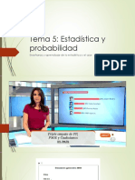 Tema 5. Estadistica y Probabilidad