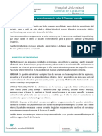 Alimentación complementaria a partir de los 6-7 meses