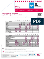 Info Trafic Axe I Tours-Vendã - Me-Voves-Chartres (Paris) Du 23-03-2023