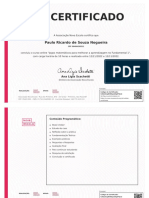 Certificado: Paulo Ricardo de Souza Nogueira