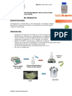 Preparación medio cultivo agar MacConkey