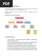 Switching Techniques