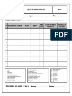 Análisis Trabajo Seguro (ATS)