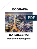 Geografia BAT. Població I Demografia