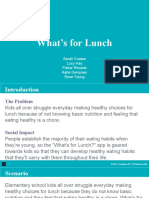 U4L21 - Exemplar - Slides - What's For Lunch - Presentation