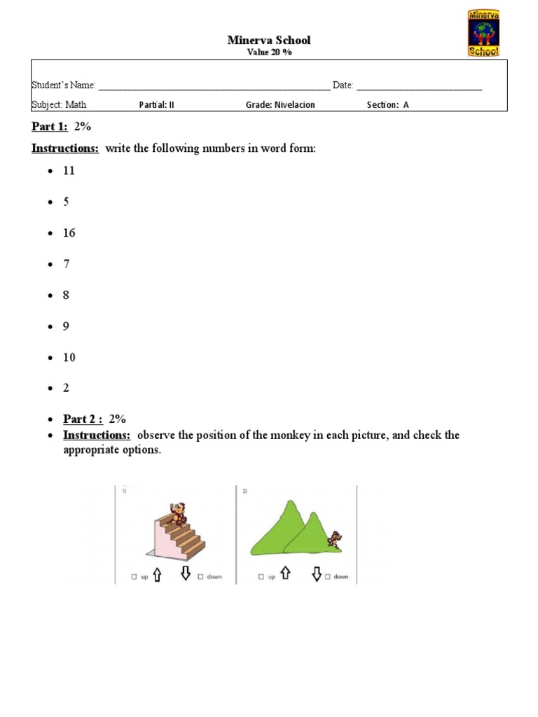 Math Assessment for Nivelacion Grade | PDF | Teaching Methods & Materials