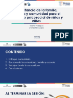 TEMA 5 Importancia de La Familia, Escuela y Comunidad para El Desarrollo Psicosocial de Niñas y Niños PDF