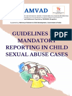 Guidelines For Mandatory Reporting in Child Sexual Abuse Cases