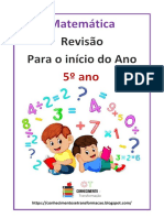 REVISÃO MATEMÁTICA  5º ANO