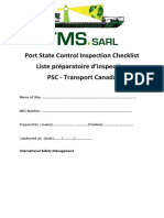 Port State Control Inspection Checklist - SafetyCulture PDF