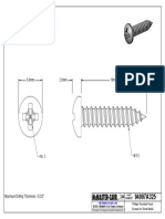 94997A325 - Phillips Rounded Head Screws For Sheet Metal