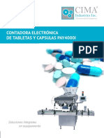 Contadora electrónica de tabletas y cápsulas PAY4000I