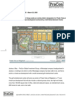Press Release-PraCon Seeks Overlay District Approval For Prado Vista