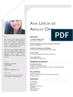 Perfil profissional Ana Letícia