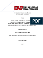 Violencia - Contra La Mujer - Los Integrantes Del Grupo Familiar - Derechos Fundamentales PDF