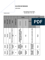 Matriz para Identificación de Peligros, Valoración de Riesgos y Determinación de Controles