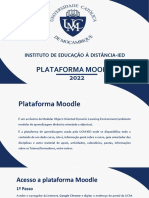 Manual de Acesso A Plataforma Moodle para Estudantes - 2022 PDF