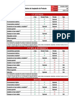 CVD-F-04 v00 Criterios de Aceptación de Producto