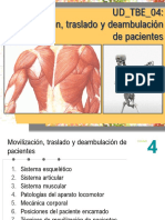 CONTENIDOS UD - TBE - 04 Movilización, Traslado y Deambulación de Pacientes PDF