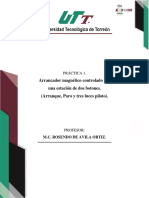 Práctica 1. ARRANQUE Y PARO DE MOTOR TRIFÁSICO.