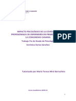 Impacto Psicologico de La COVID-19 en Profesionales de Enfermeria en Primera Linea en La Comunidad Canaria