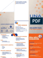 Folder Empresarial Corporativo Tecnologia Casual Azul e Roxo