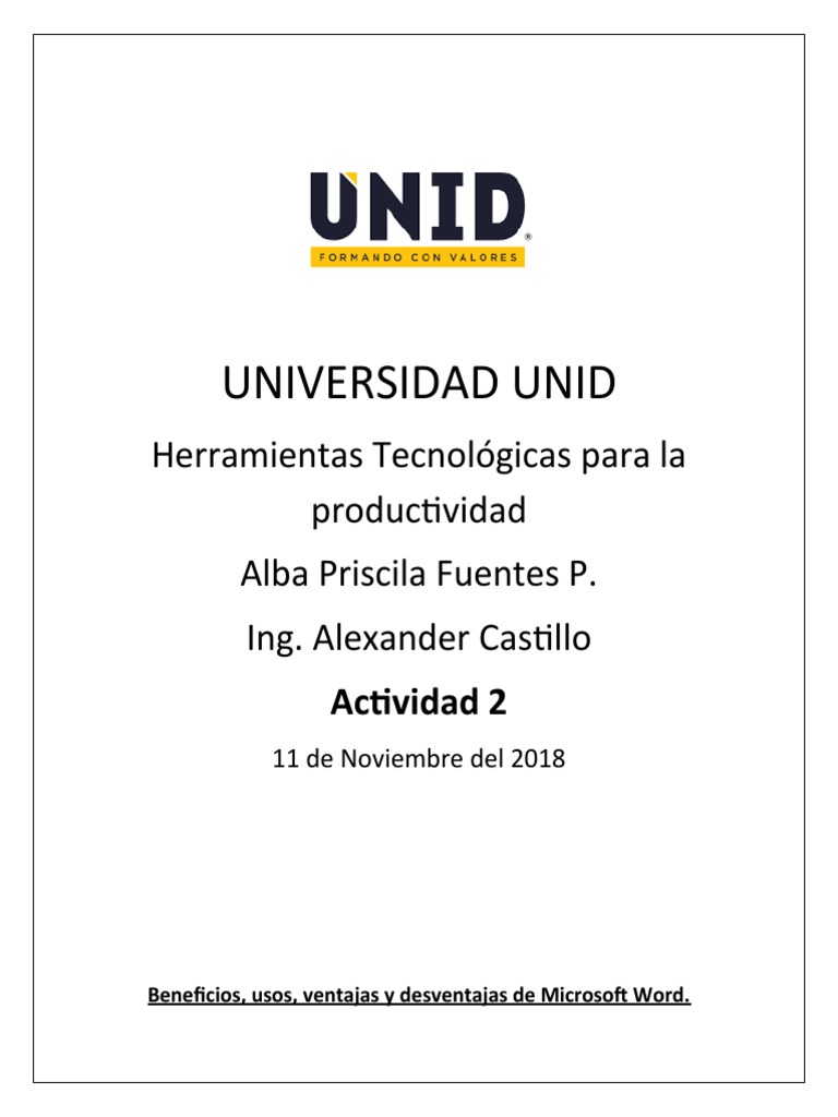 Actividad 2 Herramientas | PDF