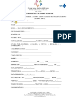 Formulario de Dados Pessoais PDF