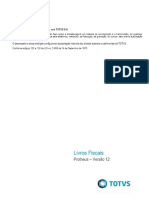 Livros Fiscais. Protheus Versão 12 - PDF