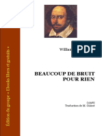 Shakespeare-Beaucoup de Bruit Pour Rien