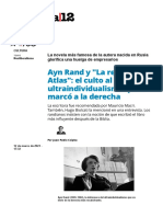 Ayn Rand y "La Rebelión de Atlas": El Culto Al Ultraindividualismo Que Marcó A La Derecha