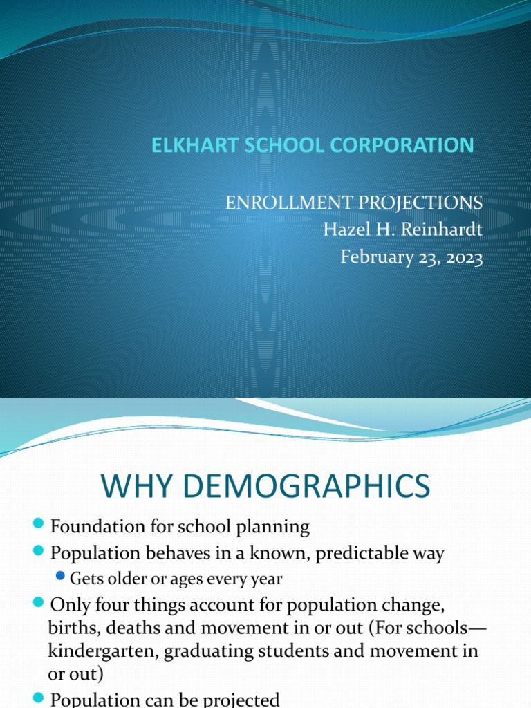 Elkhart Presentation Feb 23 2023 PDF Population Hispanic And