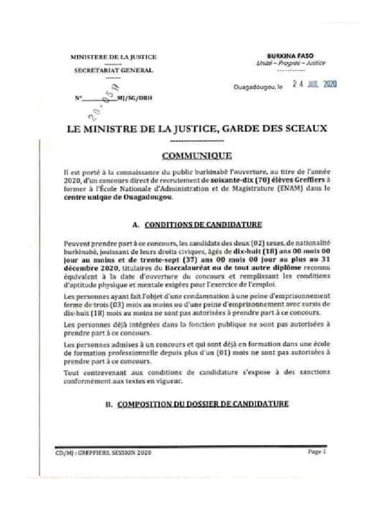Quel Est Le Rôle Du Greffier Dans La Conservation De La Minute Du ...