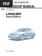 Mitsubishi Lancer Evolution IV Evolution V Workshop Manual | PDF