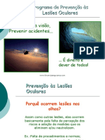 Prevenção Lesões Oculares