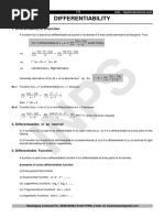 Theory of Differentiability