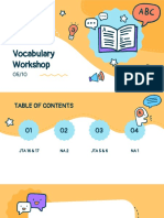 Vocabulary Workshop 05/10