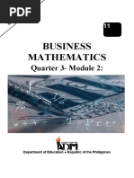 Business Math Module 2