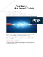 Power Sources For New Elec. Product PDF