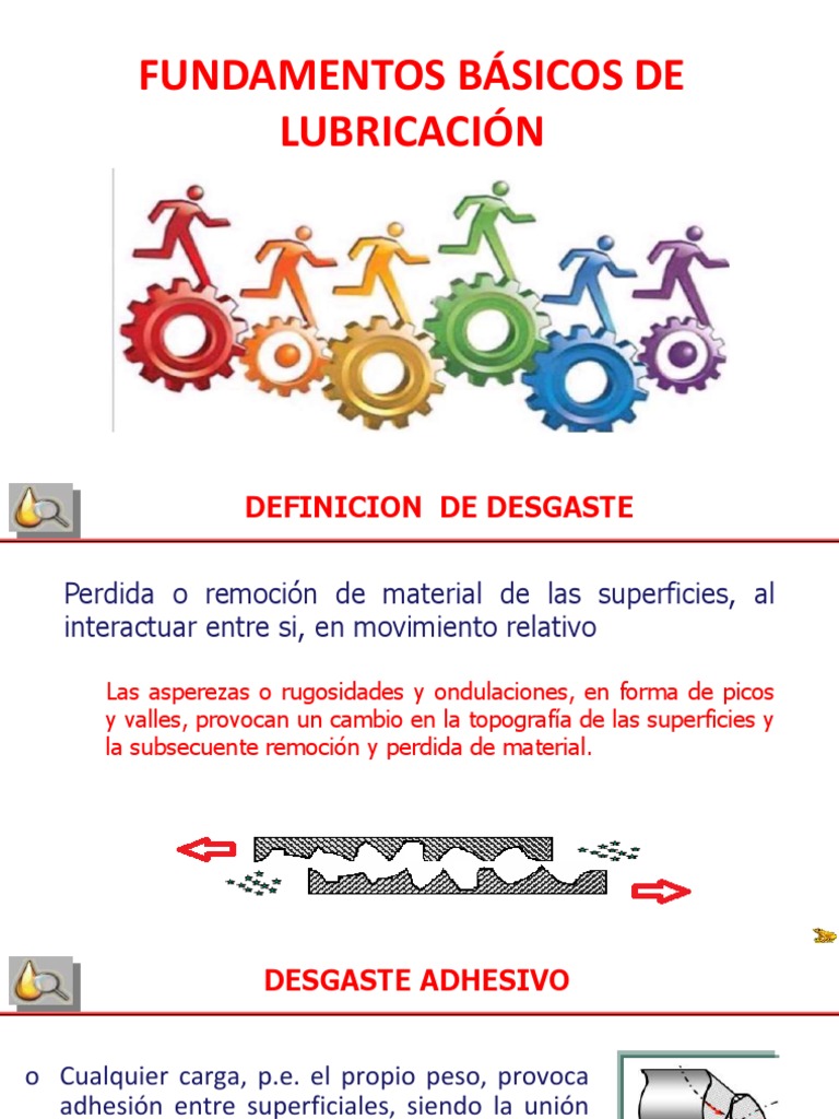 Fundamentos de Lubricación y Desgaste | PDF | Lubricante | Viscosidad