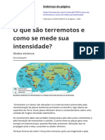 O Que Sao Terremotos e Como Se Mede Sua Intensidade PDF