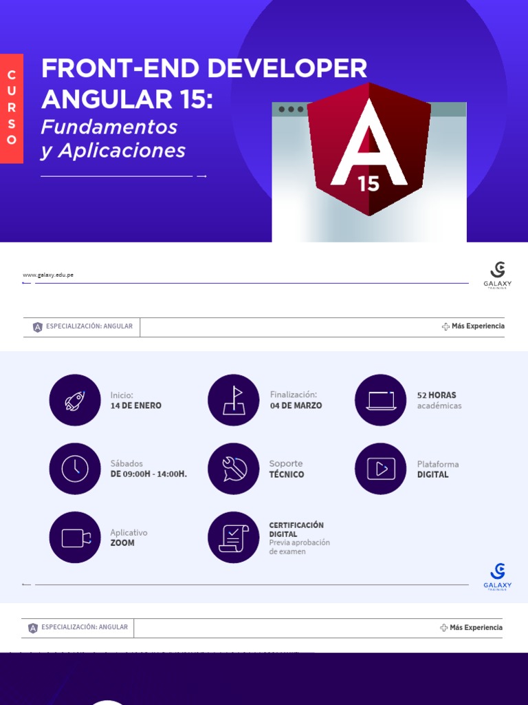 Curso Angular 15 para Desarrolladores | PDF | Bootstrap (marco frontal ...