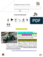 Ficha de Português Corrida de Motos BR