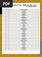 50 Powerful Free Adboards List