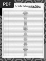 200+ High Authority Article Submission Sites List