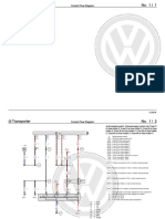VW Transporter T6 Current Flow Diagram