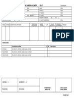 Formato de Ingreso A Almacen Fia N°: Verificaciones: Características A Verificar Si No Observaciones