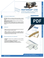Ficha Técnica Matwrap C110 Mathiesen