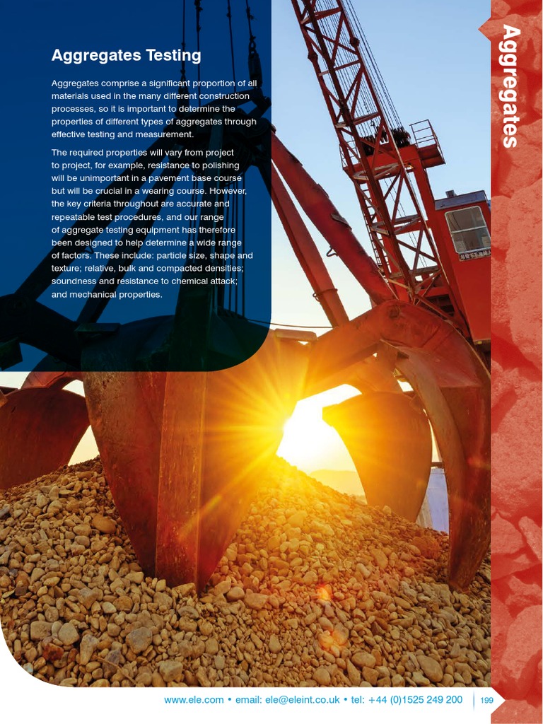 Part 5 - Aggregates Testing | PDF | Density | Concrete