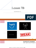Lesson 7B - Happiness Is